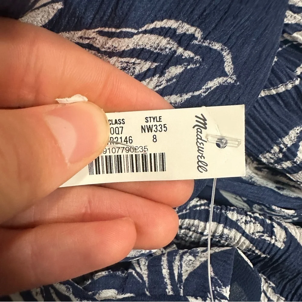 Madewell Textured Maxi Slip Dress in Floral